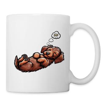 Rauhaardackel Dackel Dackelbesitzer Teckel Tekkel - Tasse - Weiß - Rechts