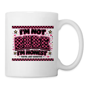 Not Evil, Honest – Cheeky Saying Gift - Mug - white - Right
