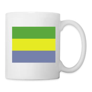 Gabon flag - Mug - white - Right