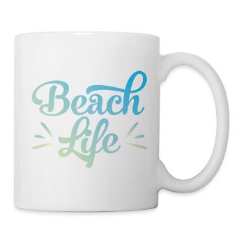 Beach Life only - Tasse - Weiß - Rechts