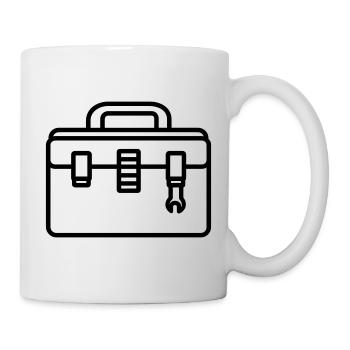 boîte à outils - Mug blanc - blanc - Droite