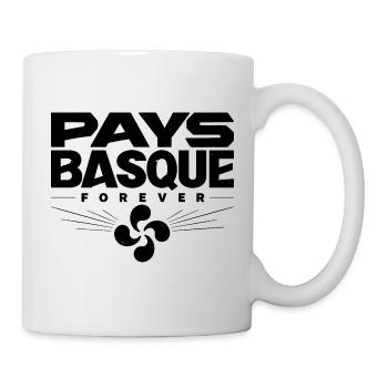 Pays Basque Forever Lauburu Vintage Design - Mug blanc - blanc - Droite