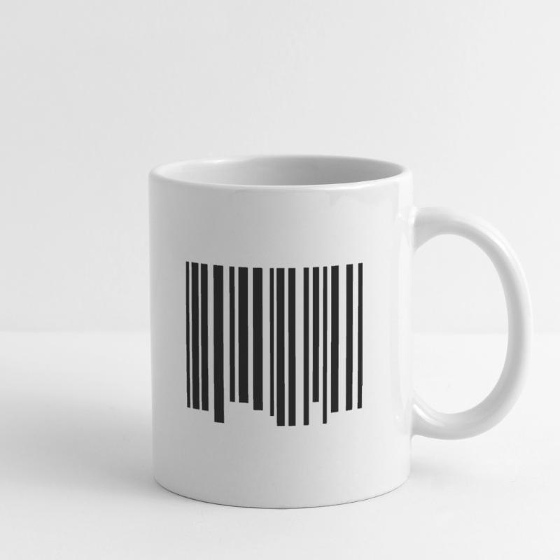 code barres Mug blanc