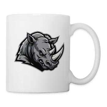 Steel Rhino Head - Mug - white - Right