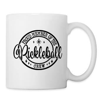 Don fier d’un membre de l’équipe de pickleball - Mug blanc - blanc - Droite