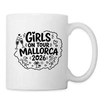 Malle 2026 Girls on Tour 2026 Sekt & Flamingo - Mug - white - Right