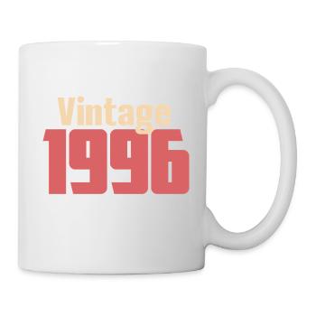 Art Deco 30 Jahre Dreißig Retro-Geschenk 1996 - Tasse - Weiß - Rechts