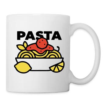 Bol de pâtes Spaghettis Italie Gourmet - Mug blanc - blanc - Droite