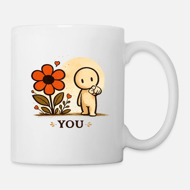 Der kleine Gedanke | YOU - Tasse - Weiß