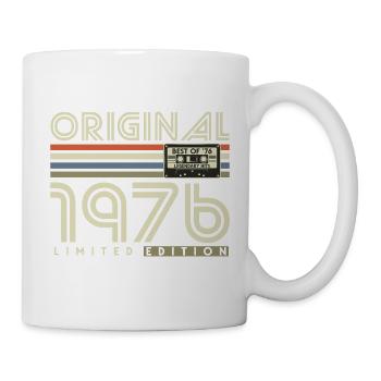 1976 Jahrgang 50 Geburtstag Vintage Geschenk Retro - Tasse - Weiß - Rechts