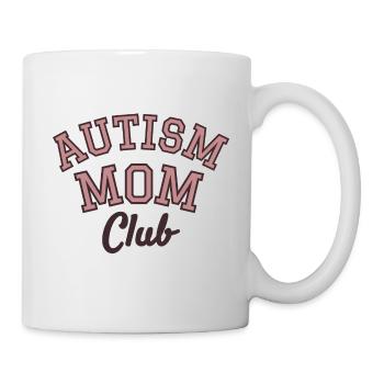 Club des mamans autistes Retro Varsity Design - Mug blanc - blanc - Droite