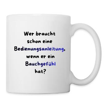 Instandhaltung T-Shirt Lustiges Geschenk Handwerk! - Tasse - Weiß - Rechts