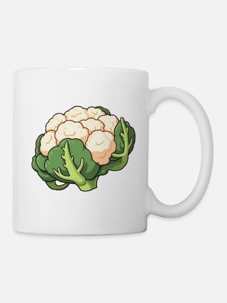 Blumenkohl - Tasse - Weiß
