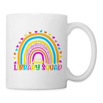 Rainbow Library Squad - Tasse - Weiß - Rechts