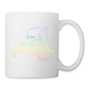 Dreirad - Tasse - Weiß - Rechts