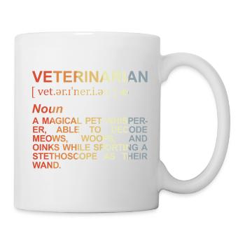 Veterinarian Meaning - Mug - white - Right