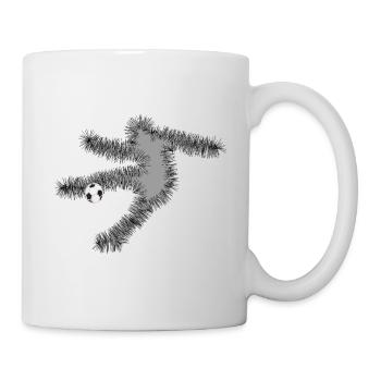 Joueurs de football - Mug blanc - blanc - Droite