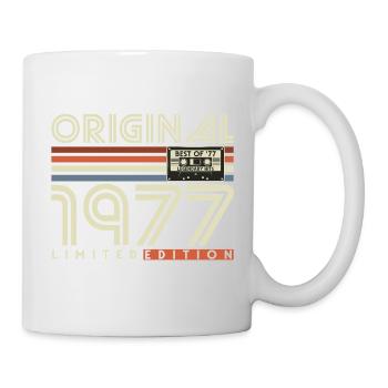 1977 Vintage Vintage Rétro Cadeau d’anniversaire - Mug blanc - blanc - Droite