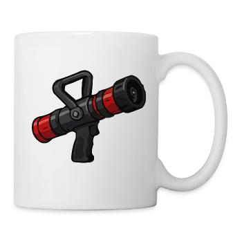 SciFi Flammenwerfer-Design - Tasse - Weiß - Rechts