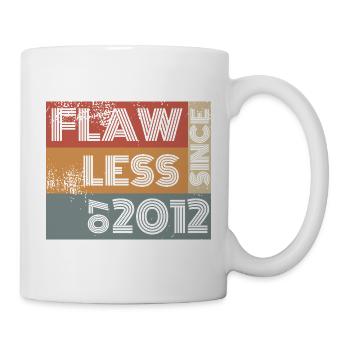 14th Birthday Flawless since 07/2012 - Mug - white - Right