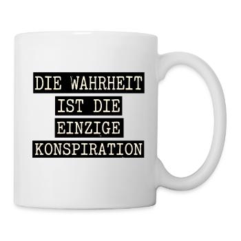 Mehr Wahrheit - Tasse - Weiß - Rechts