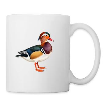 mandarin duck - Mug - white - Right