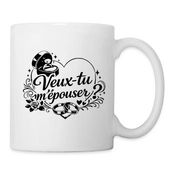 veux_tu_m-pouser - Mug blanc - blanc - Droite
