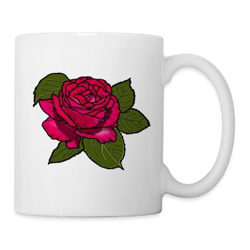 Pink Rose - Mug - white - Right