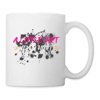 A little dirt never hurt Schlammlauf Mud Run Muddy - Mug - white - Right