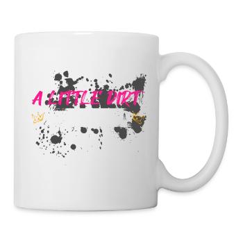 A little dirt never hurt Schlammlauf Mud Run Muddy - Mug - white - Right