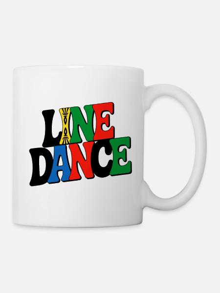 Line Dance Love - Tasse - Weiß