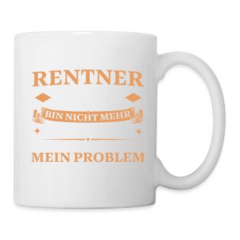 Rentner 2027 Nicht mehr zuständig Renteneintritt - Tasse - Weiß - Rechts