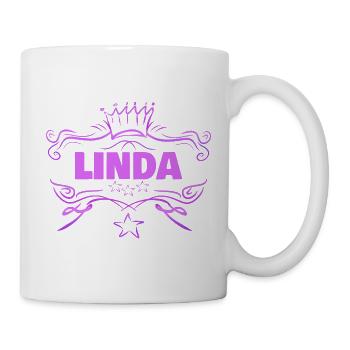 Linda als Frau - Tasse - Weiß - Rechts