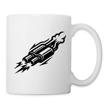 Exhaust Symbol Kmh - Mug - white - Right