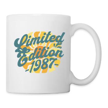 Limited Edition 1987 Geburtstag - Tasse - Weiß - Rechts