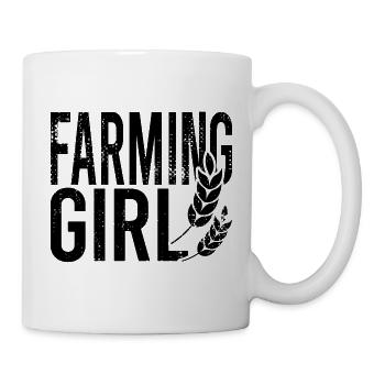 Bäuerin - Tasse - Weiß - Rechts