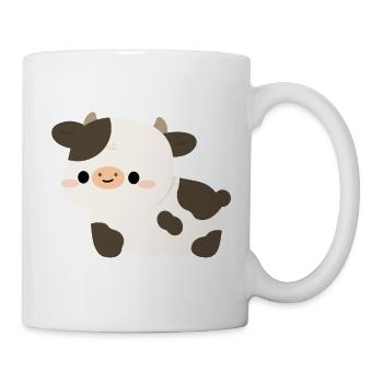Holstein-Kuh - Tasse - Weiß - Rechts