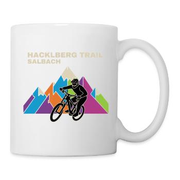 Hacklberg Trail MTB Biker - Tasse - Weiß - Rechts