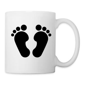fussabdruck_1 - Mug - white - Right