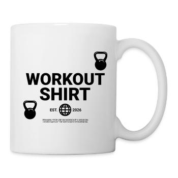 Chemise d’entraînement - Mug blanc - blanc - Droite