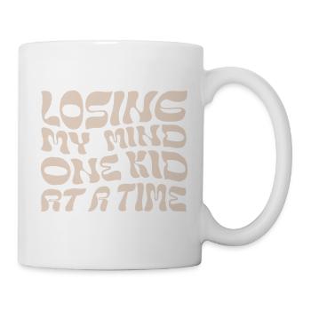 Perdre la tête, un enfant à la fois - Mug blanc - blanc - Droite