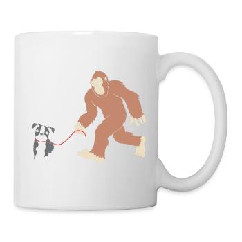 Boston Terrier - Mug blanc - blanc - Droite