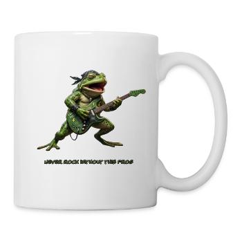 Joe Frog Gitarre - Tasse - Weiß - Rechts