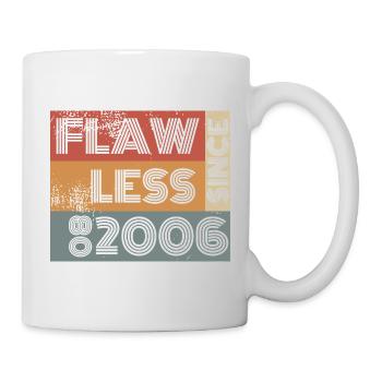 20th Birthday Flawless since 08/2006 - Mug - white - Right