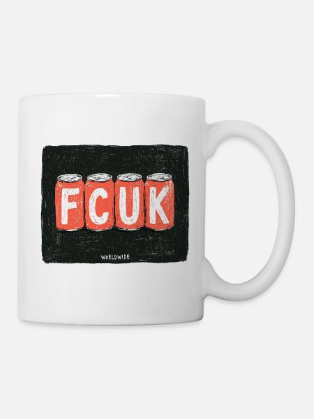 FCUK Cans Worldwide - Tasse - Weiß