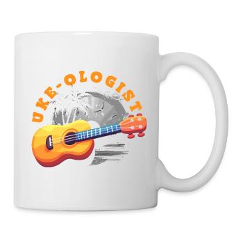 Lustiges Ukulele Designs Und Sprüche - Tasse - Weiß - Rechts