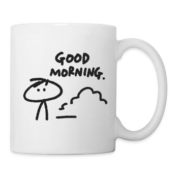 Good Morning Doodle Sketch - Mug - white - Right