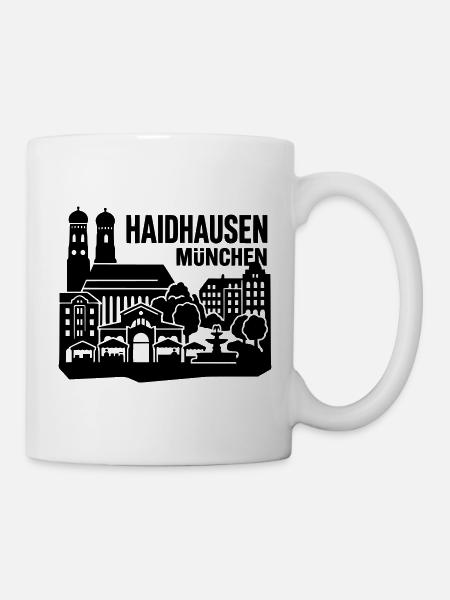 München Skyline Haidhausen - Tasse - Weiß