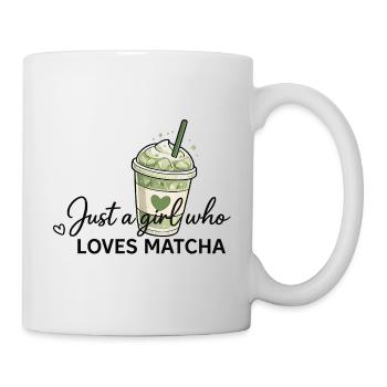 Only one girl loves matcha - Mug - white - Right