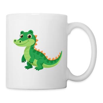 Bébé alligator - Mug blanc - blanc - Droite